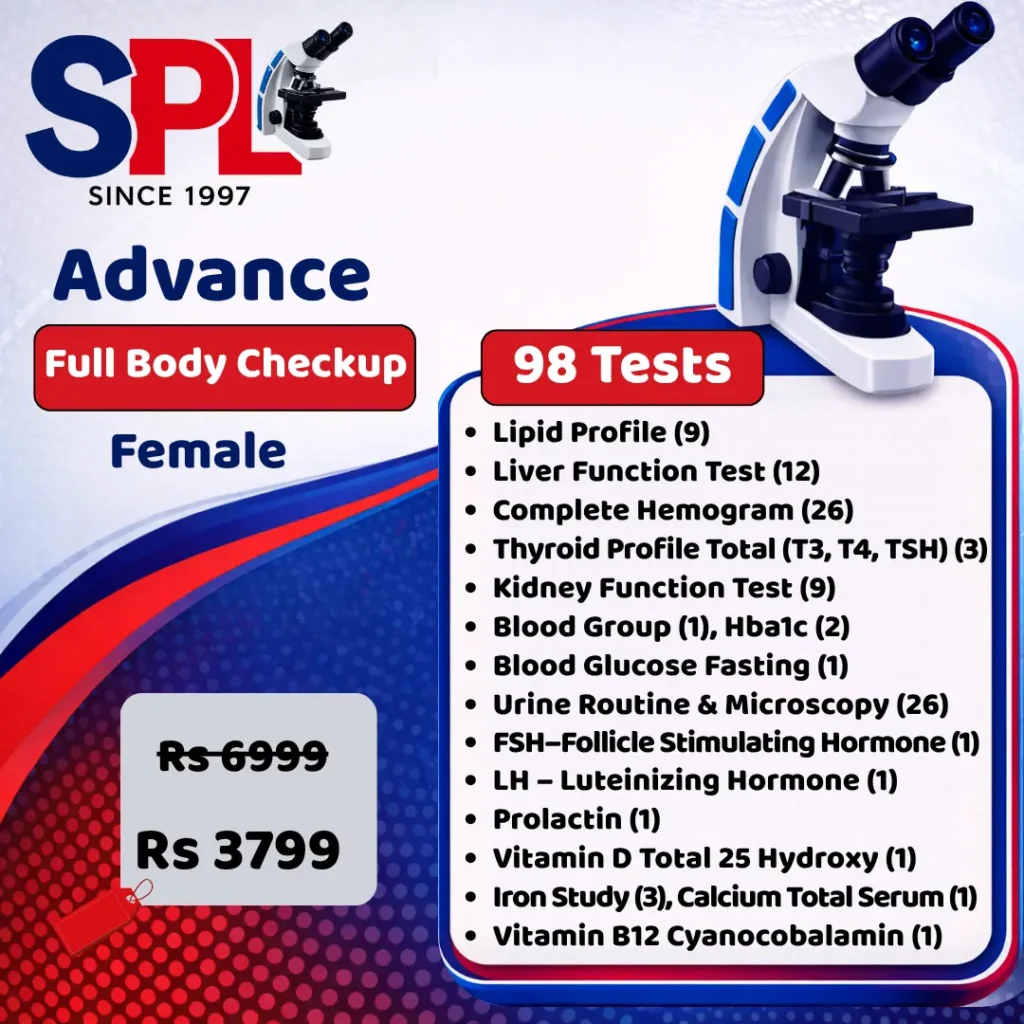 Advanced Full Body Checkup - Female